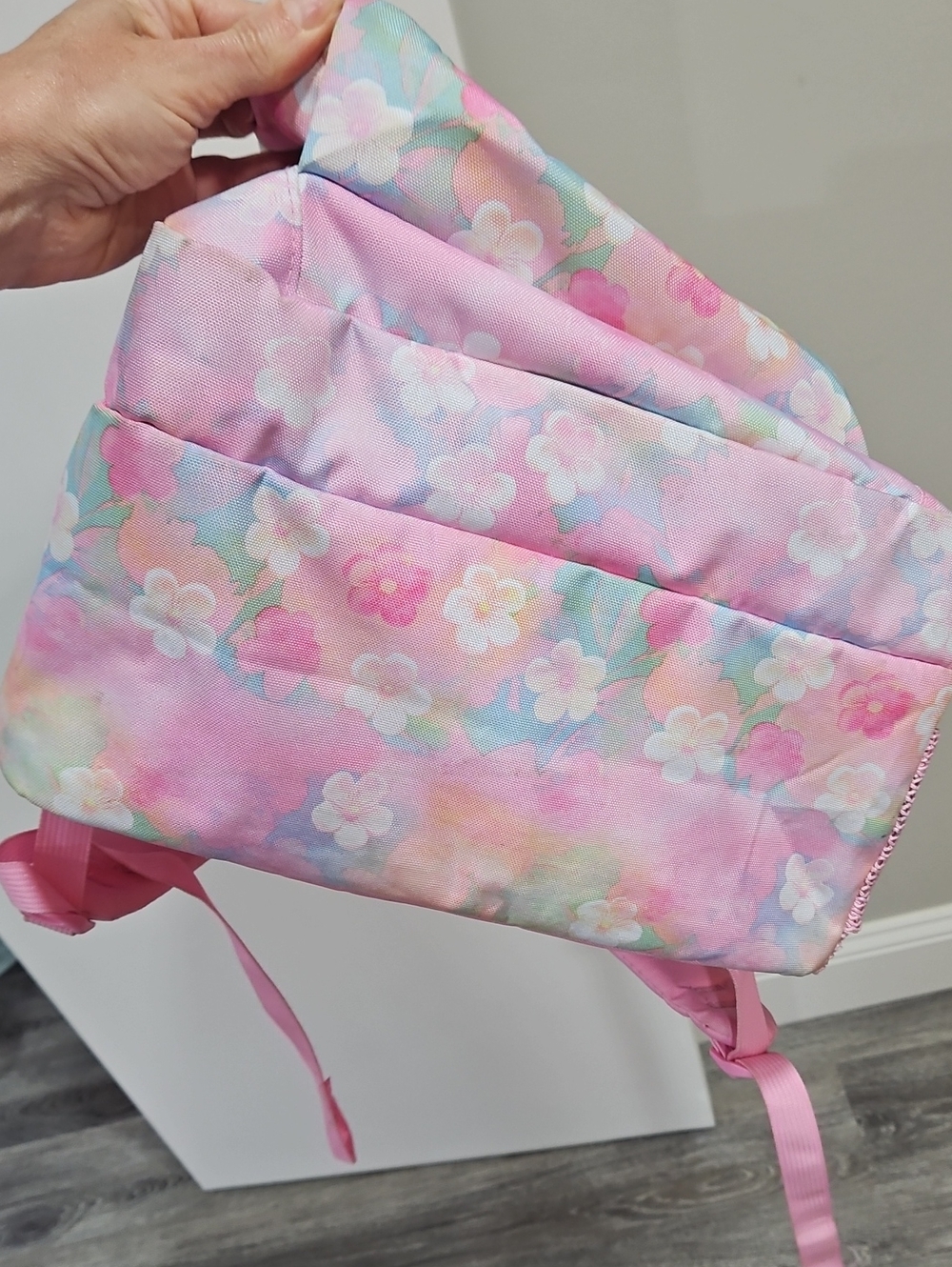 Jansport Big Student Backpack Pink Flowers - Picture 6 of 13